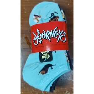 Journeys SocksFits Shoe Size 11-3 youth Glow In The‎ Dark! 5 Pack NWT